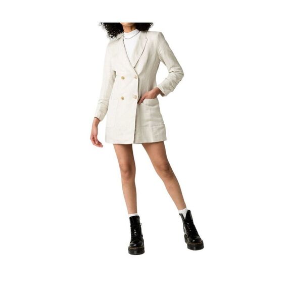 ASTR THE LABEL Linen Blazer Dress Mini XS NWOT – Fast Shipping - Picture 4 of 10